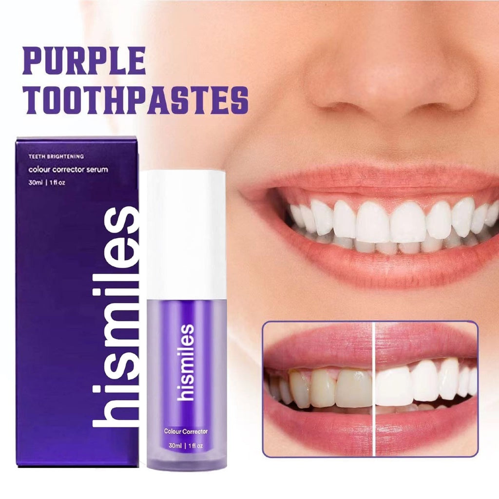 HiSmile V34 Purple Quick Teeth Whitening Toothpaste
